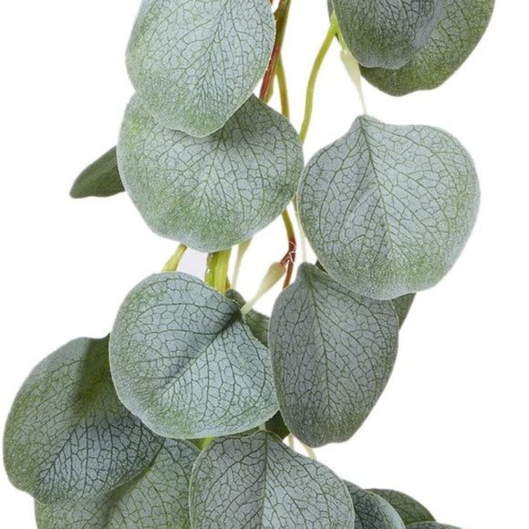 Eucalyptus Greenry Faux Silk Leaves 6ft Wall Decor - Picture 3 of 10